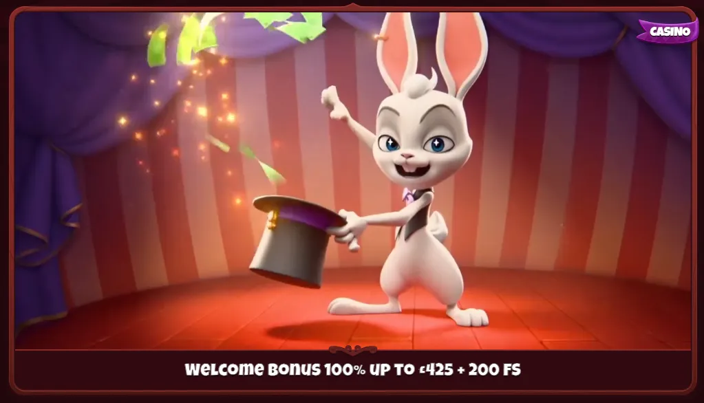 Magius Casino welcome bonus package